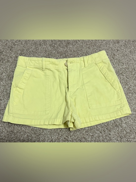 Outerknown Pants - Outerknown Neon Yellow Utility Shorts Organic Cotton Casual Summer Women’s Sz 4